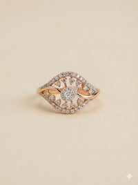 Celestia Teardrop Diamond Ring
