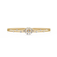 Celestial Bloom Diamond Multi-Strand Bracelet
