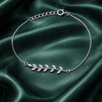 Elegant Vine Diamond Bracelet – 925 Sterling Silver