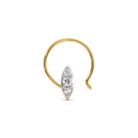 Aurelia Round Diamond Nose Pin
