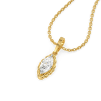 Aurelia Marquise Diamond Pendant Necklace