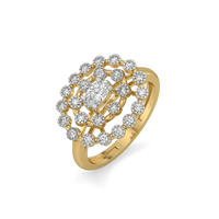 Aurelia Celeste Oval Diamond Ring