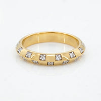 The Celeste – 925 Sterling Silver Flush-Set Diamond Eternity Band