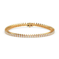 Celestial Pear Diamond Tennis Bracelet