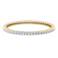 Royal Radiance Round Diamond Bangle ( 0.15 ct Per Diamond )