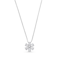 Flora Six-Petal Diamond Necklace