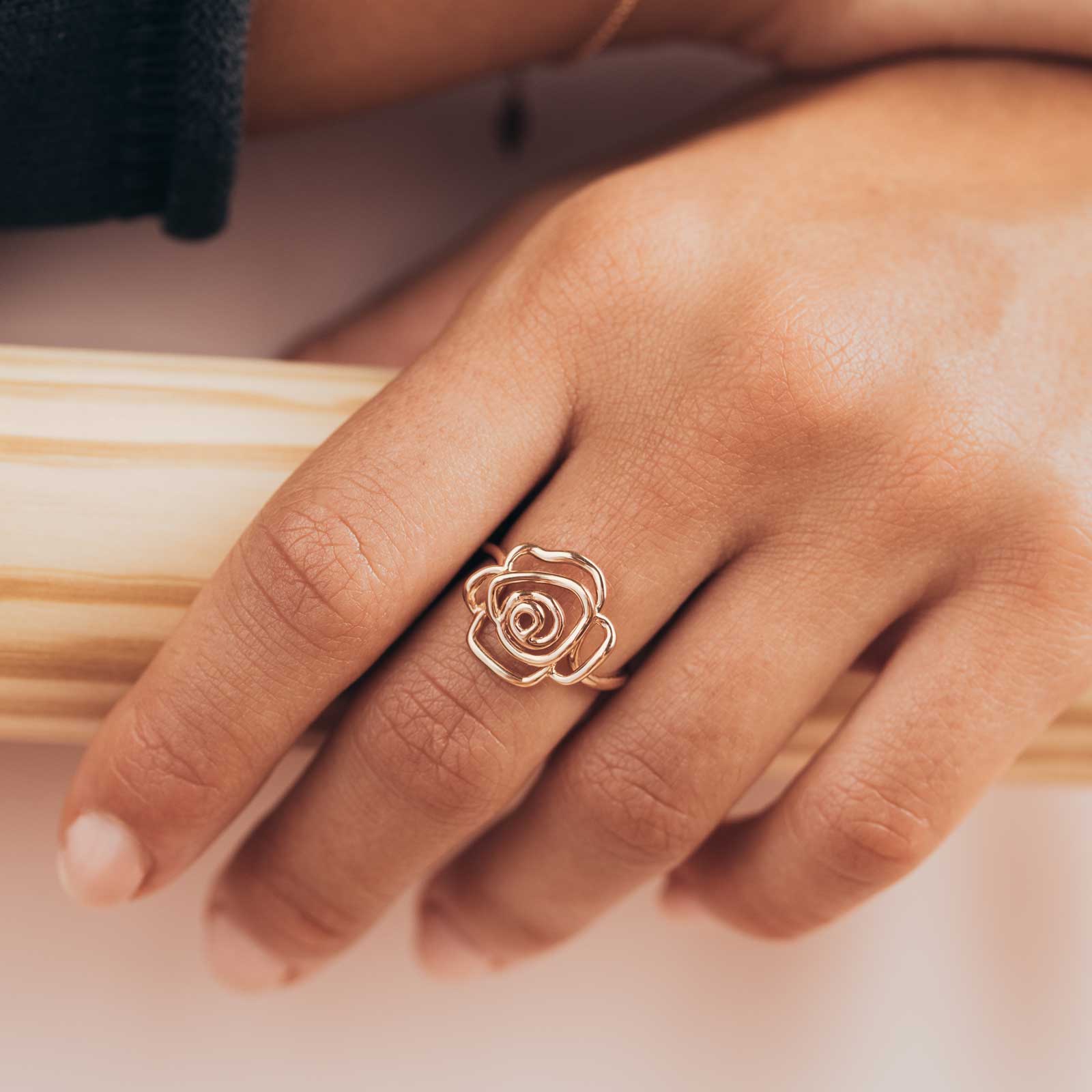The Rosalie Bloom Gold Ring