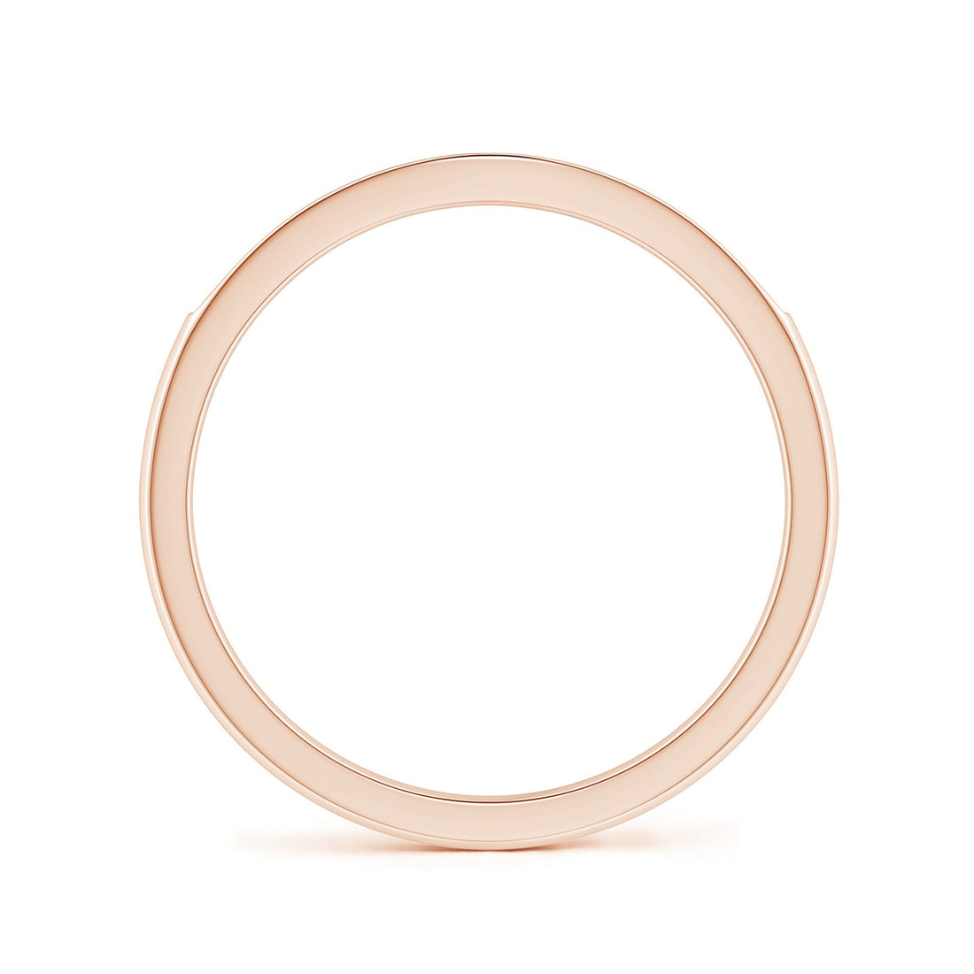 Classic Pavé Lab Grown Diamond Flat Engagement & Wedding Band