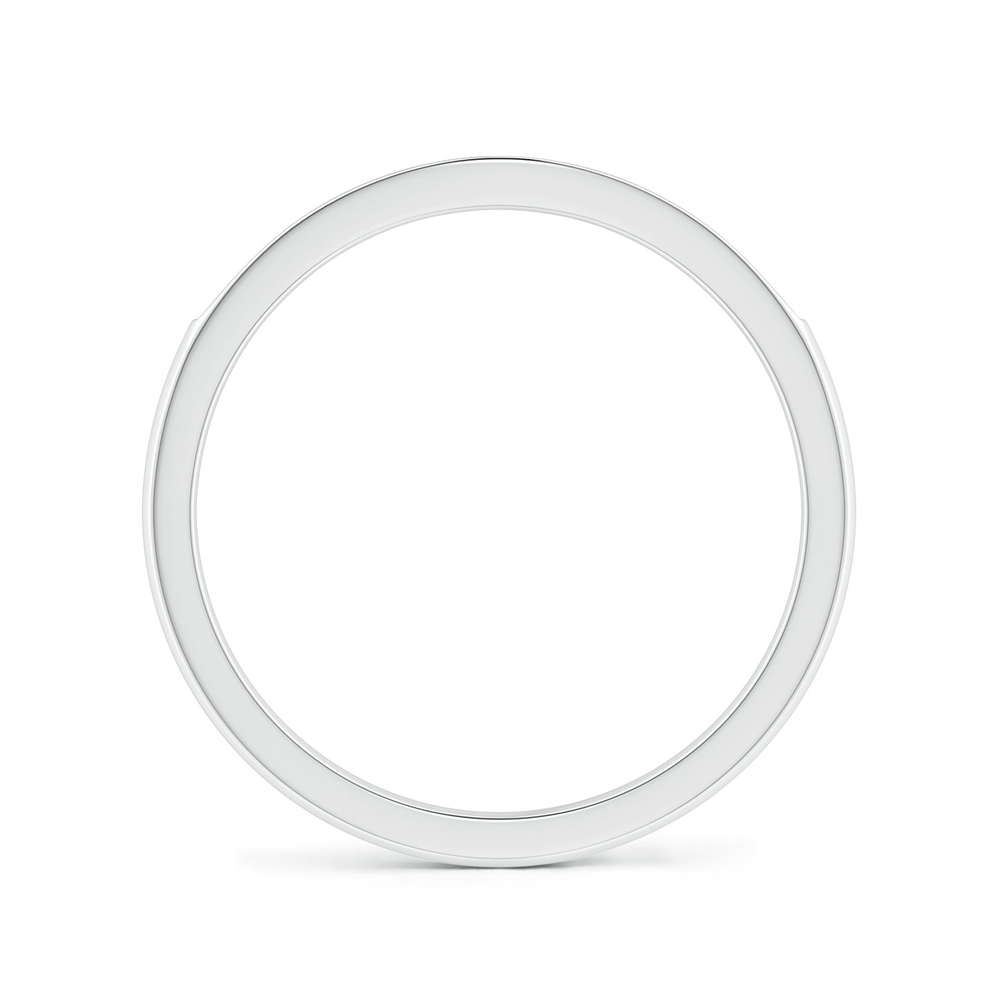 Classic Pavé Lab Grown Diamond Flat Engagement & Wedding Band