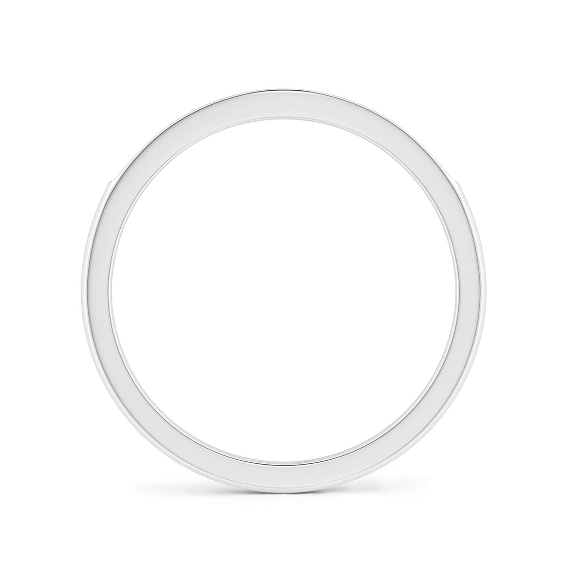 Classic Pavé Lab Grown Diamond Flat Engagement & Wedding Band