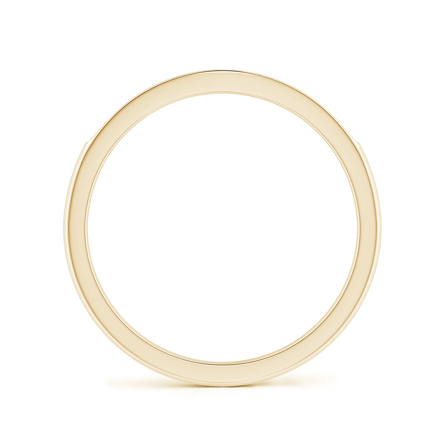 Classic Pavé Lab Grown Diamond Flat Engagement & Wedding Band