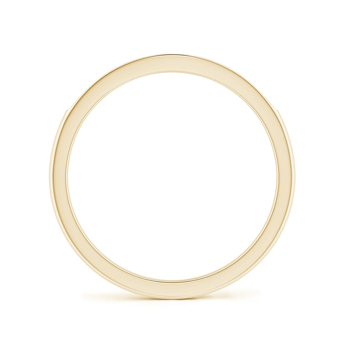 Classic Pavé Lab Grown Diamond Flat Engagement & Wedding Band