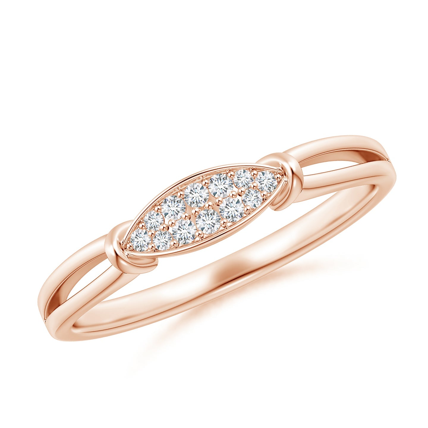 Marquise Diamond Cluster Gold Ring
