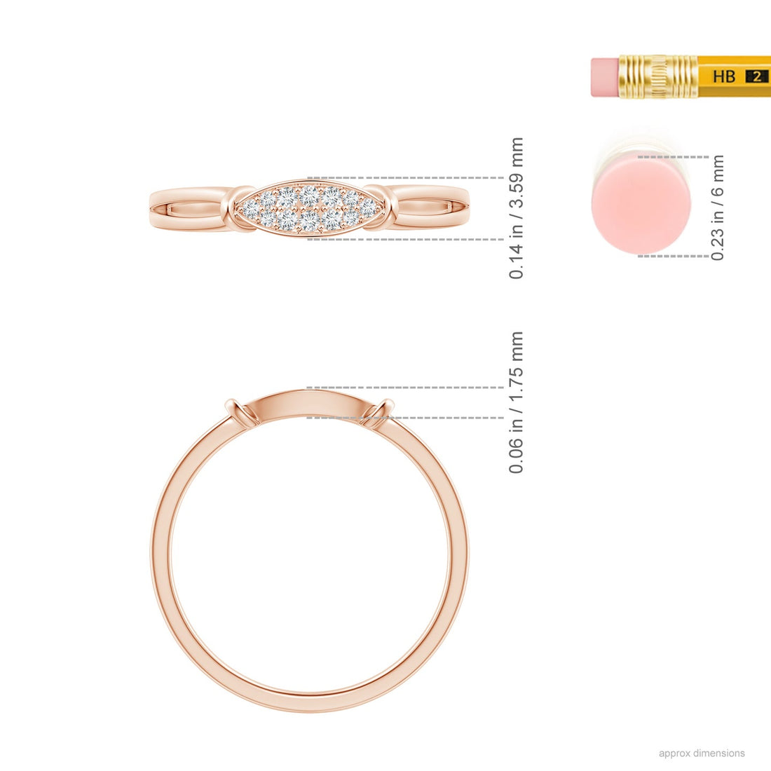 Marquise Diamond Cluster Gold Ring