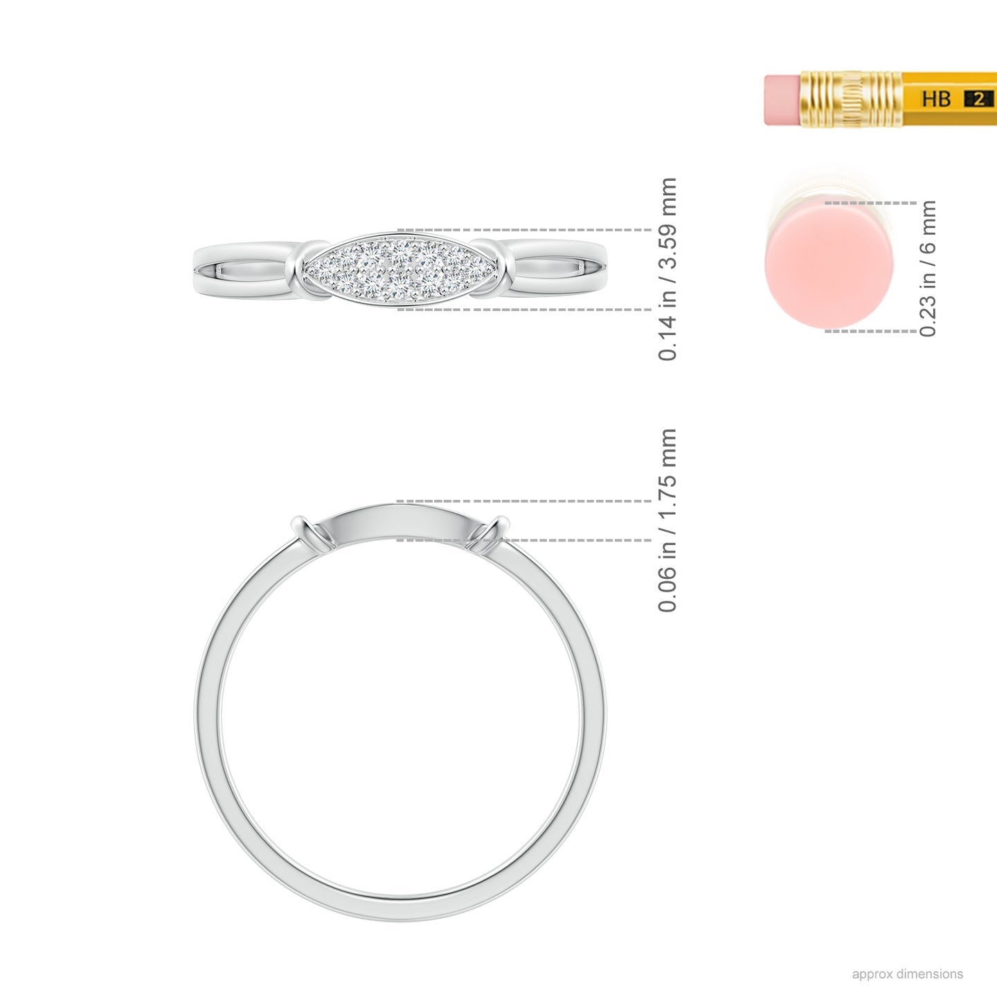 Marquise Diamond Cluster Gold Ring