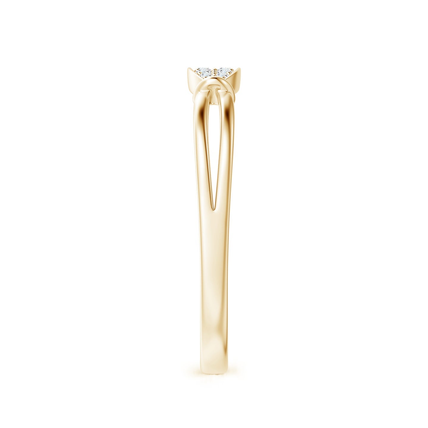 Marquise Diamond Cluster Gold Ring