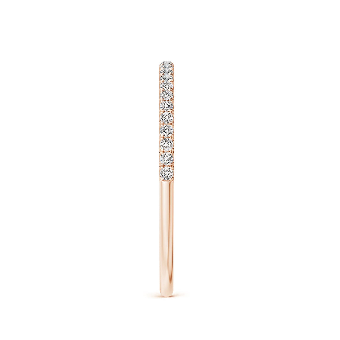 Classic Split Prong Diamond Half Eternity Engagement & Wedding Ring