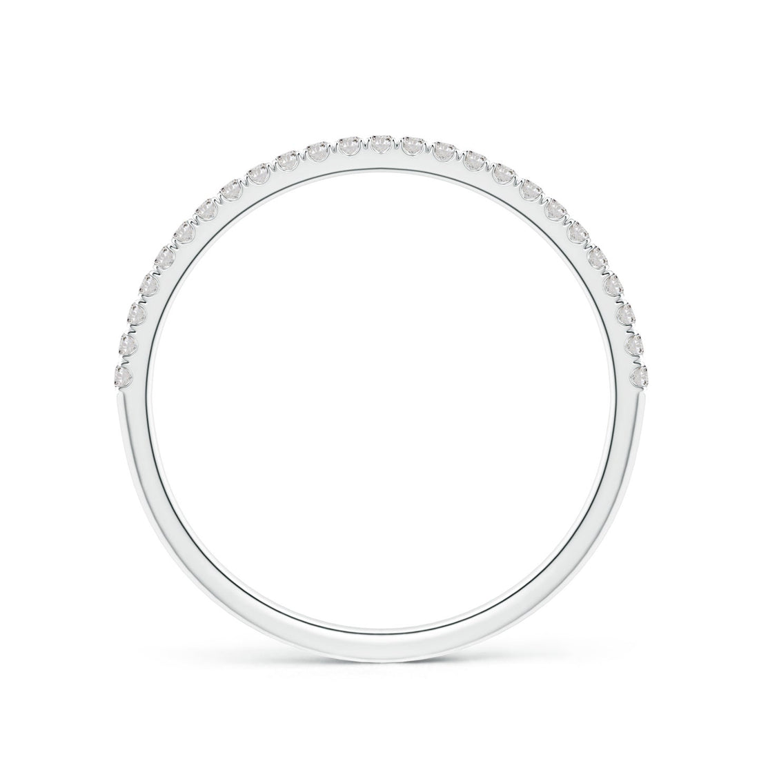 Classic Split Prong Diamond Half Eternity Engagement & Wedding Ring
