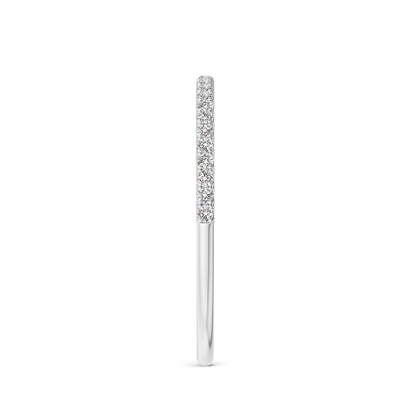 Classic Split Prong Diamond Half Eternity Engagement & Wedding Ring