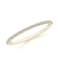 Classic Split Prong Diamond Half Eternity Engagement & Wedding Ring