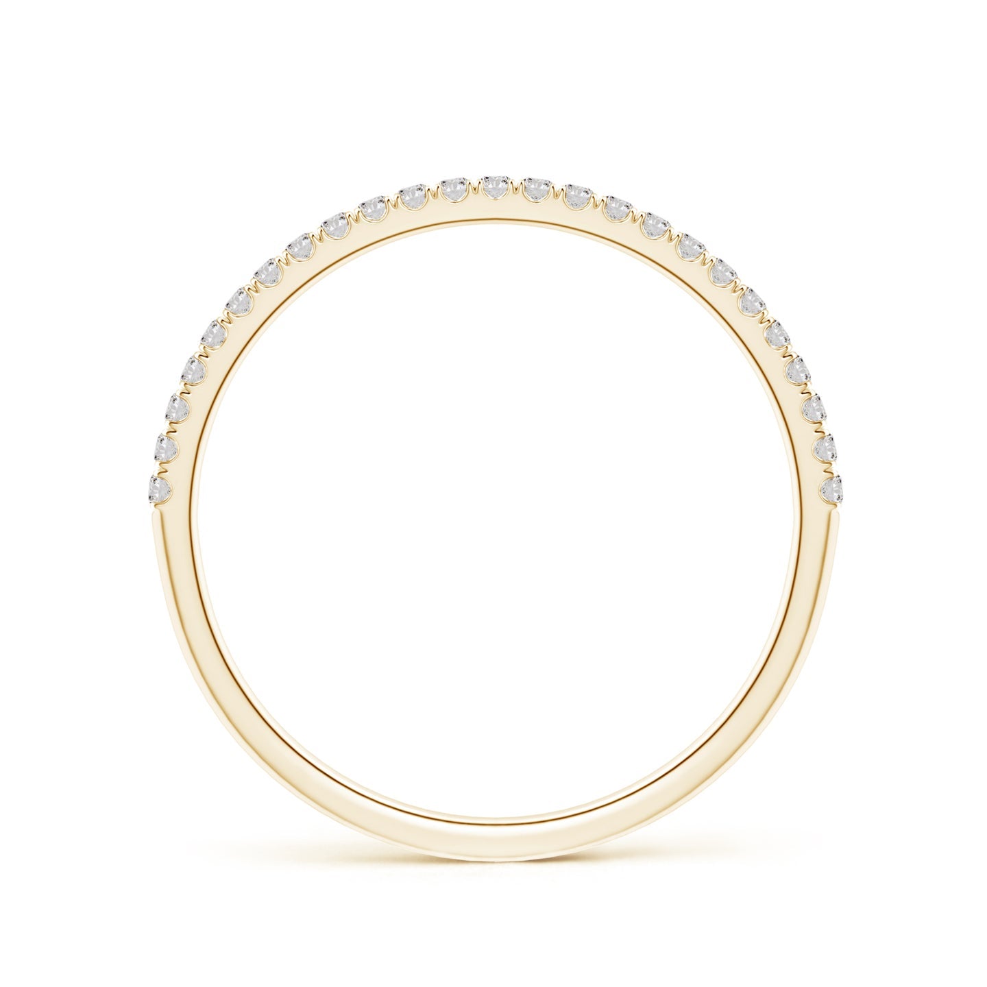 Classic Split Prong Diamond Half Eternity Engagement & Wedding Ring