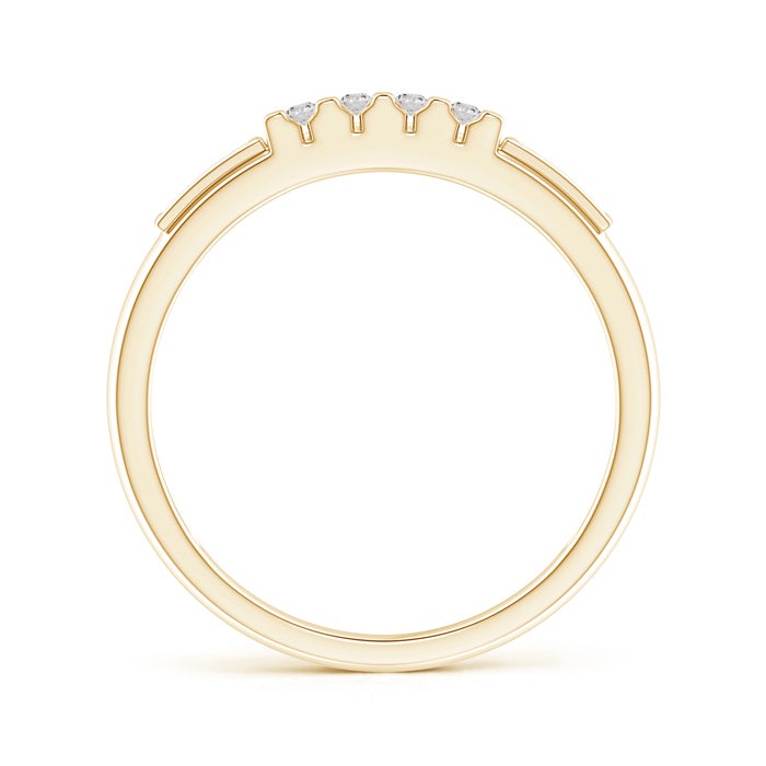 Channel-Set Multiple Bar Diamond Women's Wedding Ring