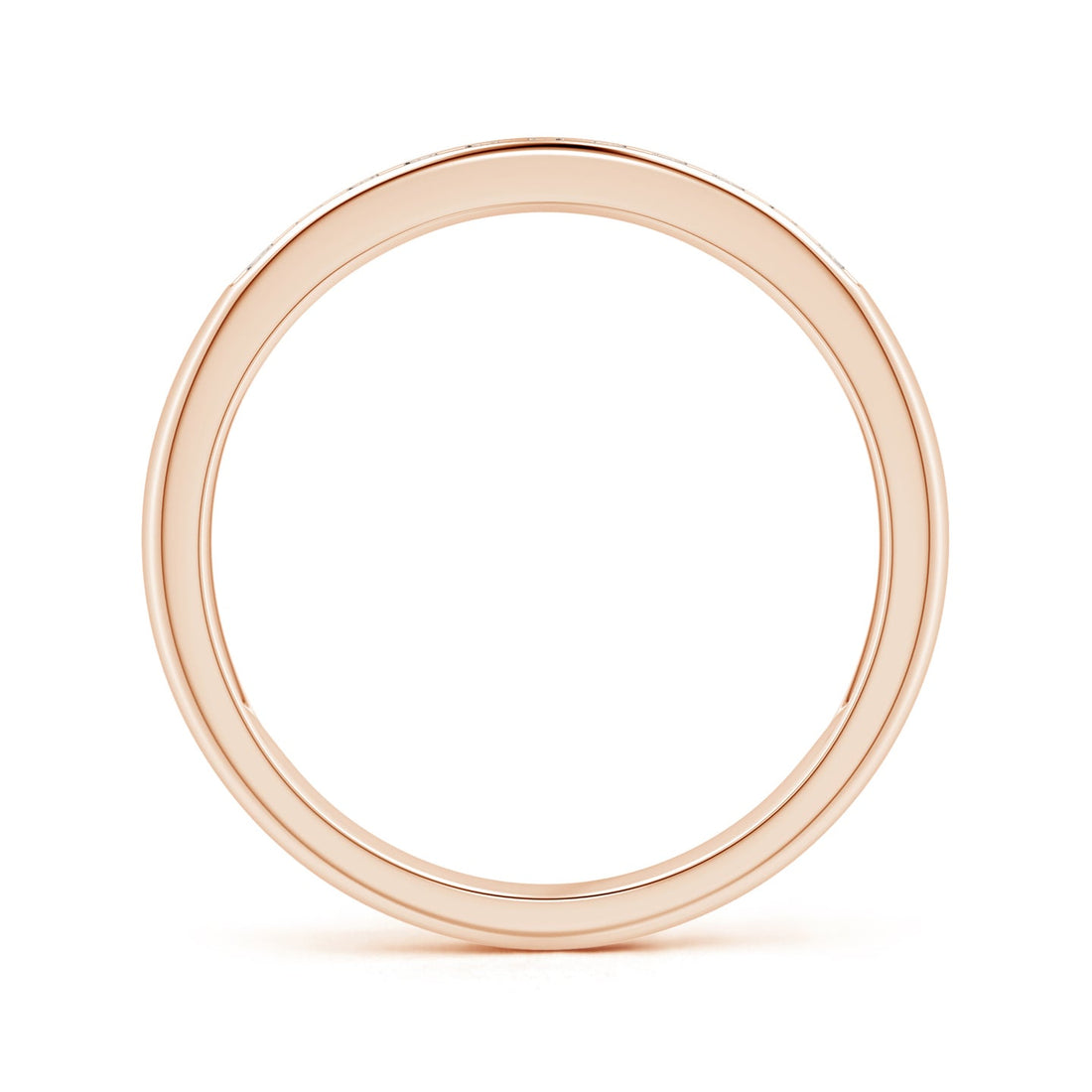 Channel-Set Diamond Triple Row Anniversary Ring