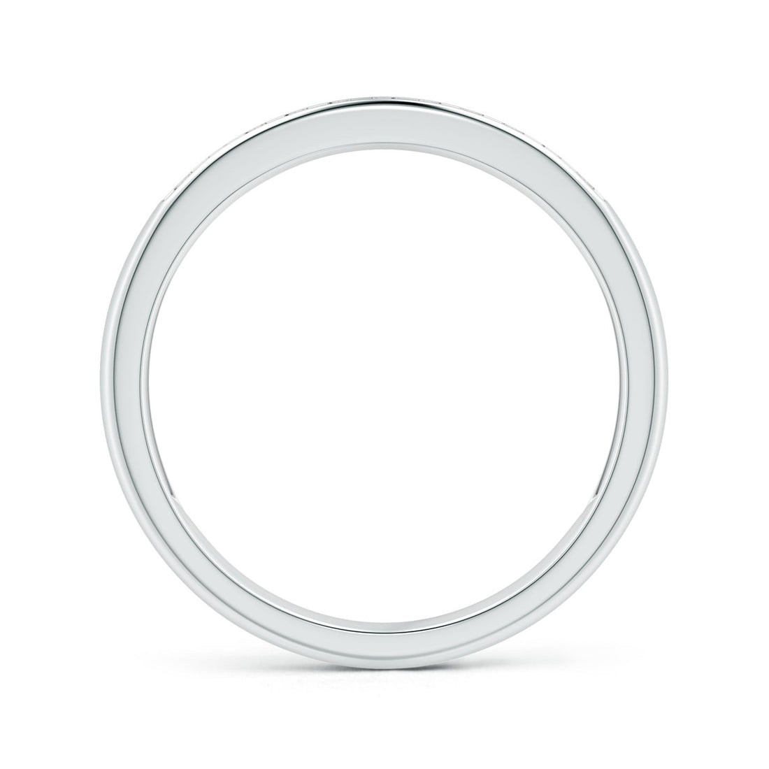 Channel-Set Diamond Triple Row Anniversary Ring