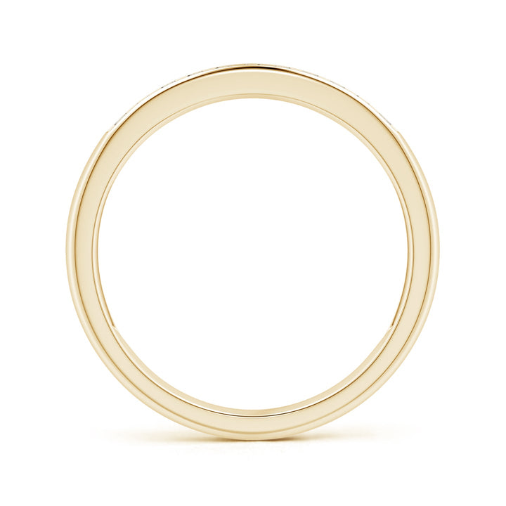 Channel-Set Diamond Triple Row Anniversary Ring