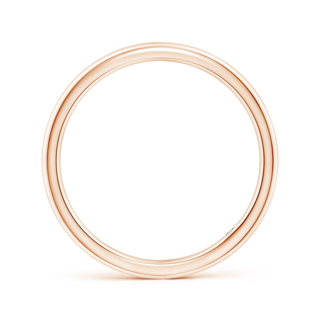 Single Diamond Gypsy Set Court Engagement & Wedding Band
