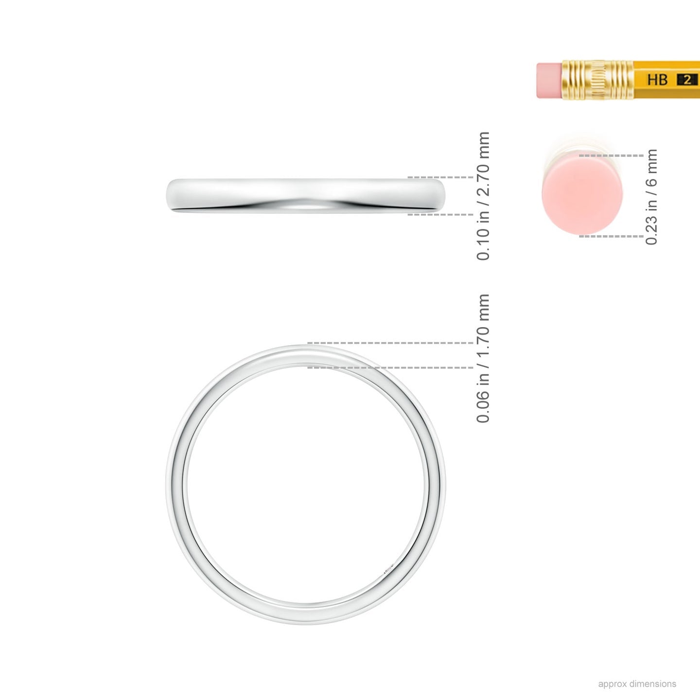 Single Diamond Gypsy Set Court Engagement & Wedding Band