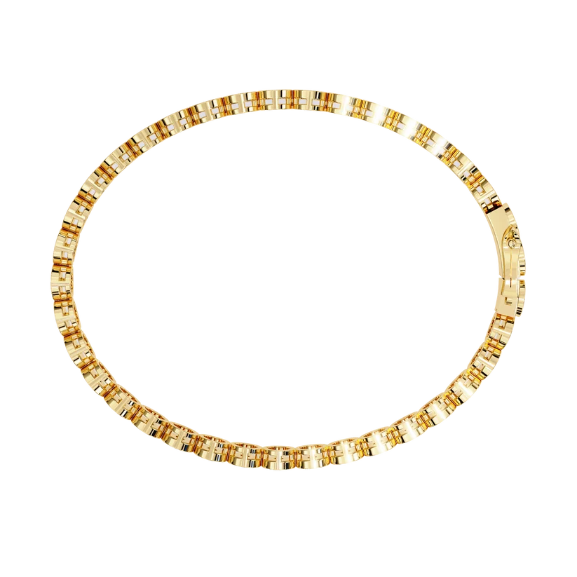 Regal Halo Round Diamond Bracelet