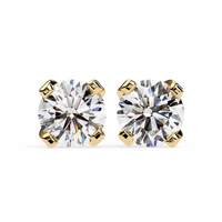 Aurelia Round Brilliant-Cut Diamond Stud Earrings ✨