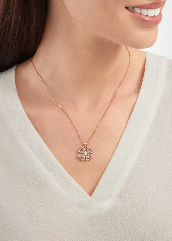 Flora Élan Diamond Flower Necklace