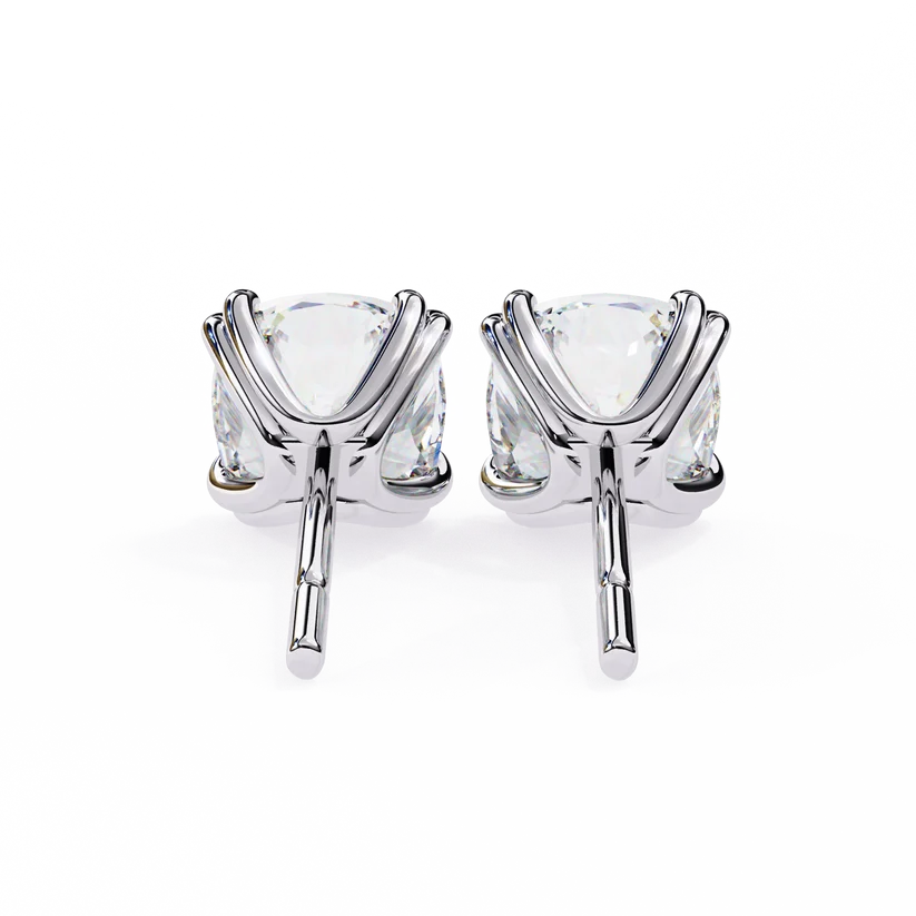 Aurelia Cushion-Cut Diamond Stud Earrings ✨