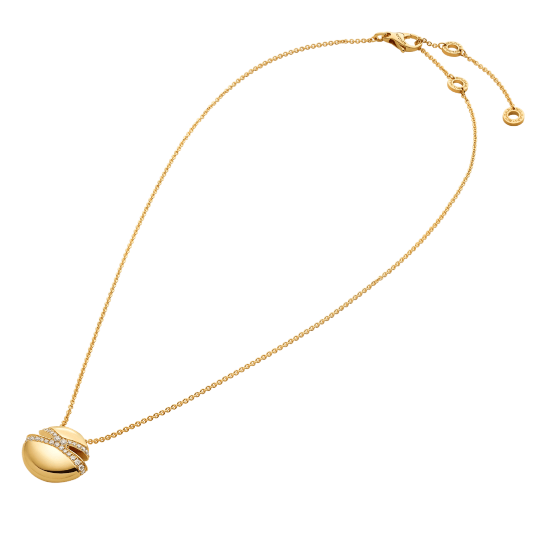 Aurelia Orbit Diamond Pendant Necklace