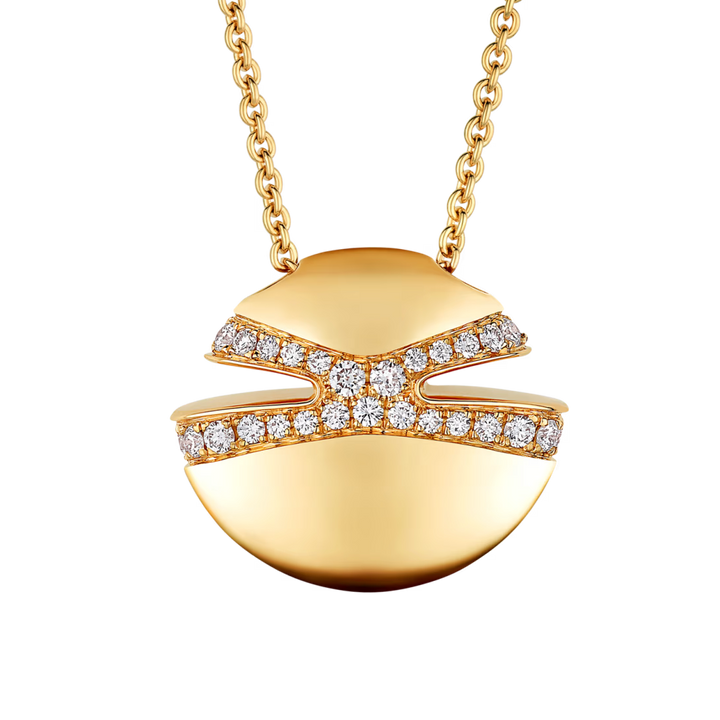 Aurelia Orbit Diamond Pendant Necklace