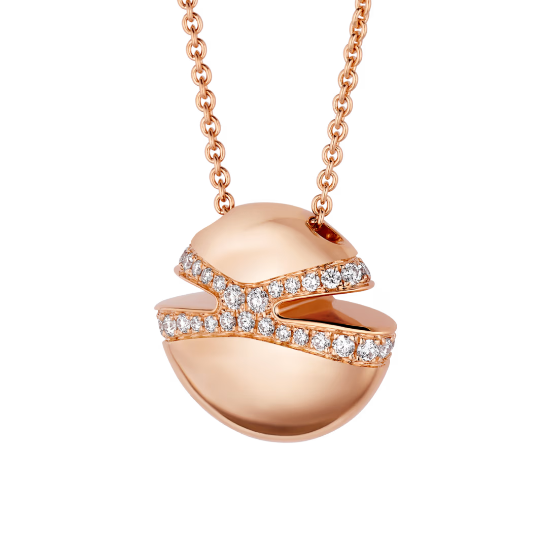Aurelia Orbit Diamond Pendant Necklace
