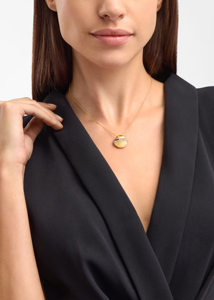 Aurelia Orbit Diamond Pendant Necklace