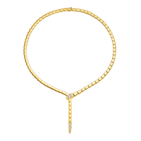 Crownline Tapered Diamond Y Necklace