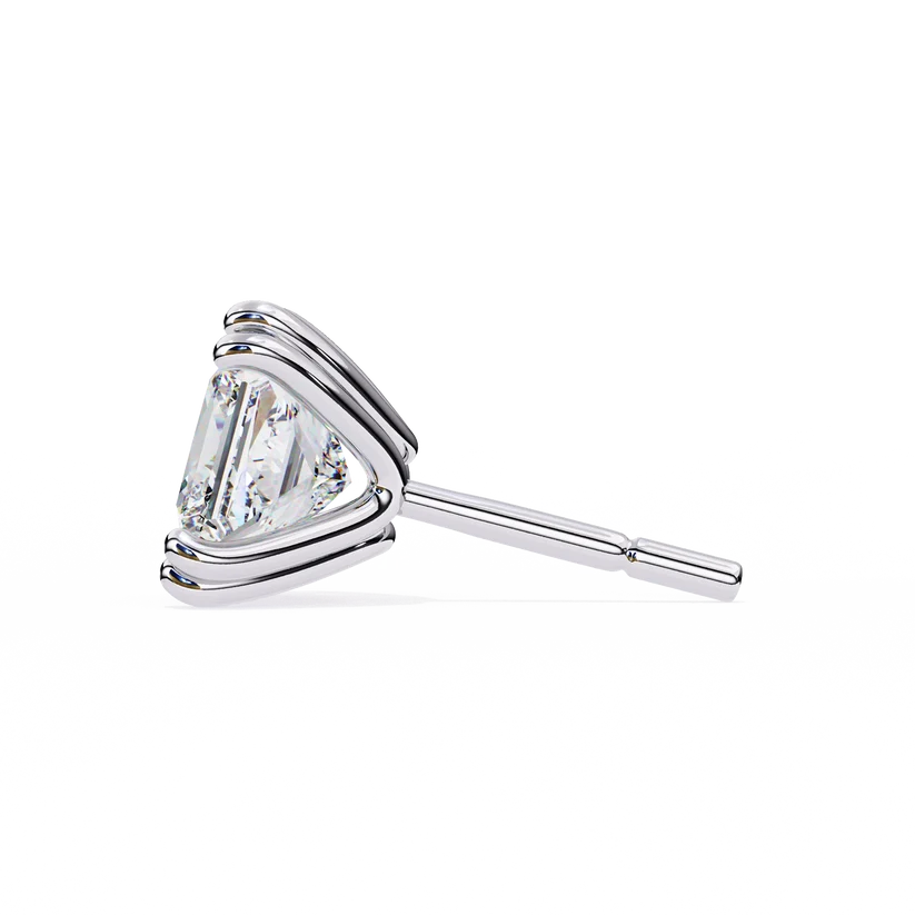 Aurelia Princess-Cut Diamond Stud Earrings ✨