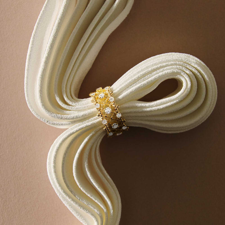 Regalia Diamond Trellis Gold Ring