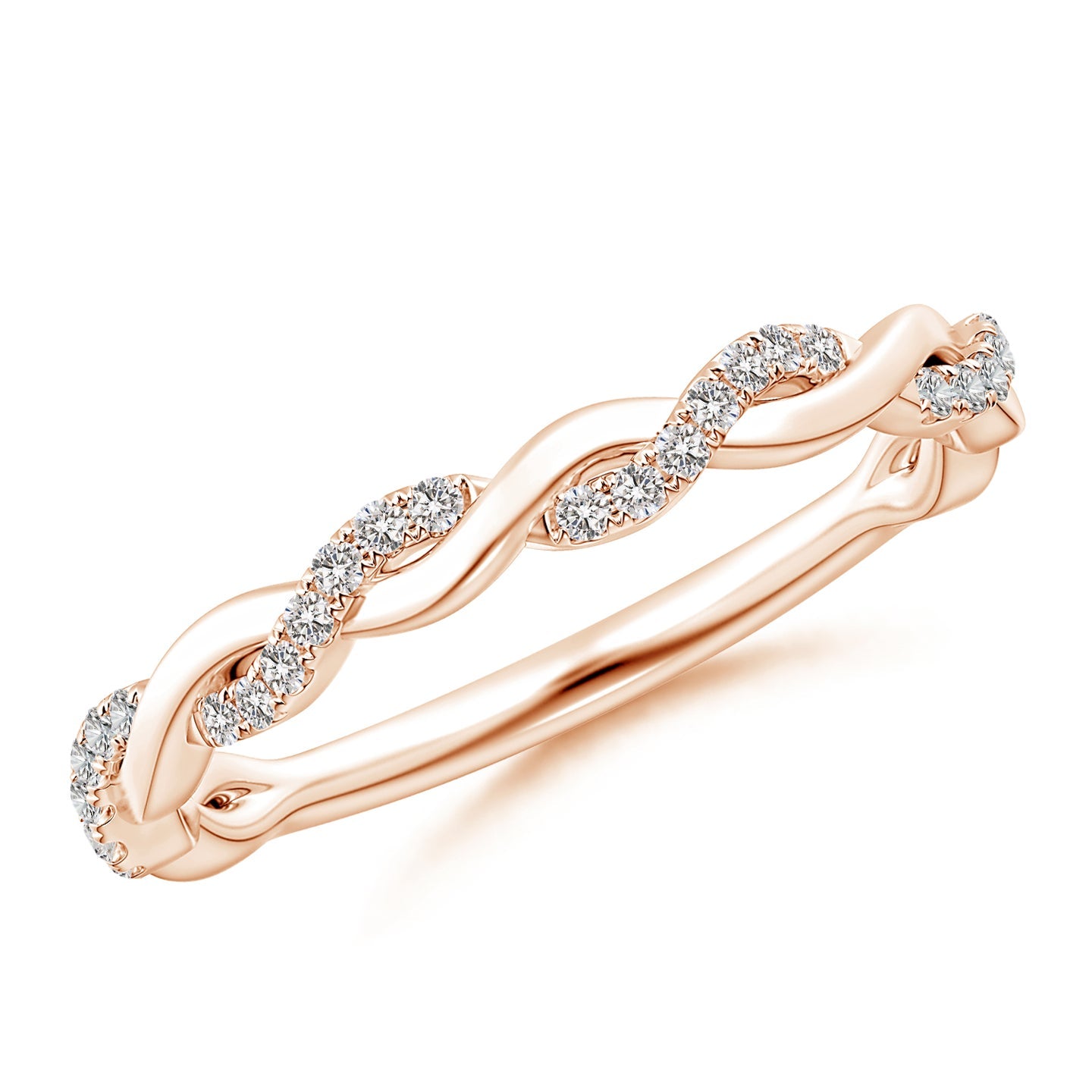 Twisted Vine Diamond Engagement & Wedding Band