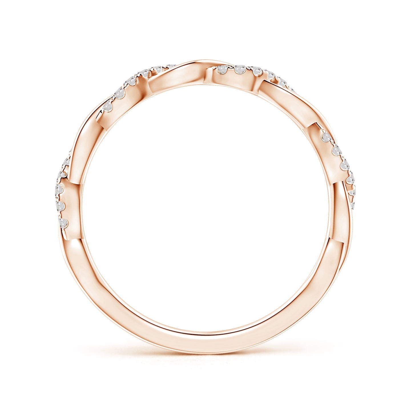 Twisted Vine Diamond Engagement & Wedding Band