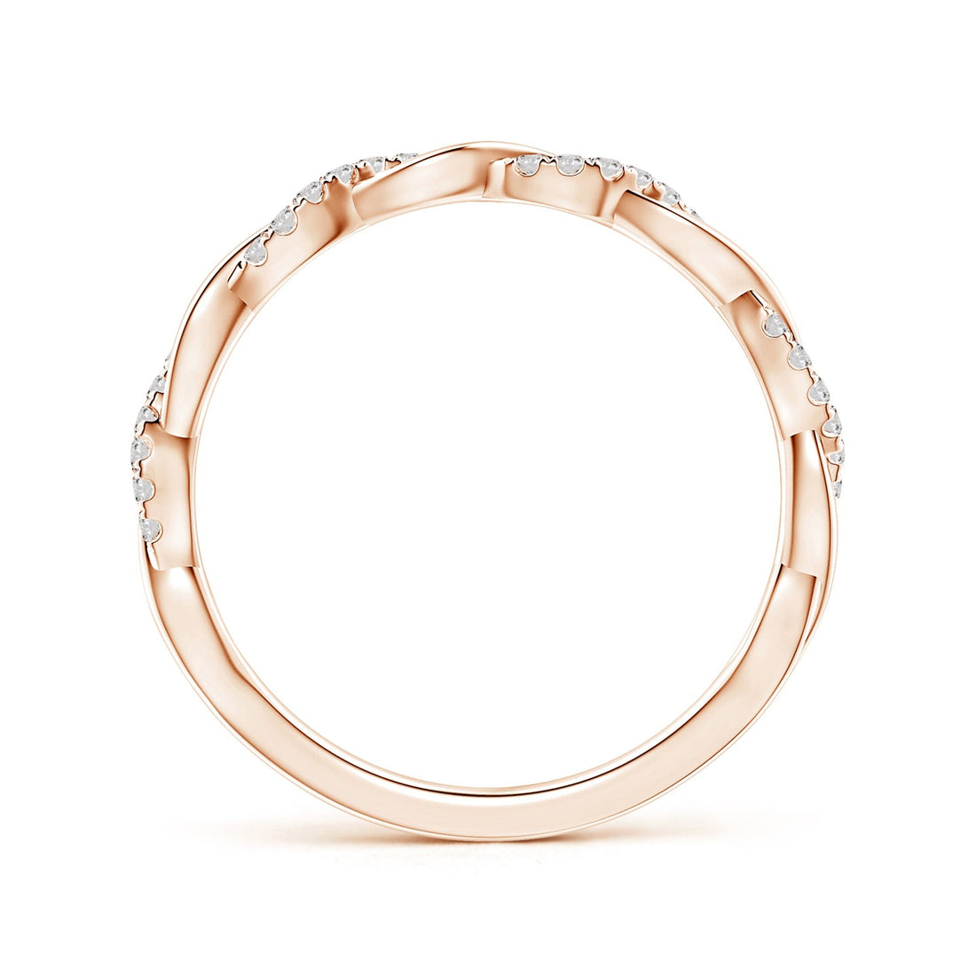 Twisted Vine Diamond Engagement & Wedding Band