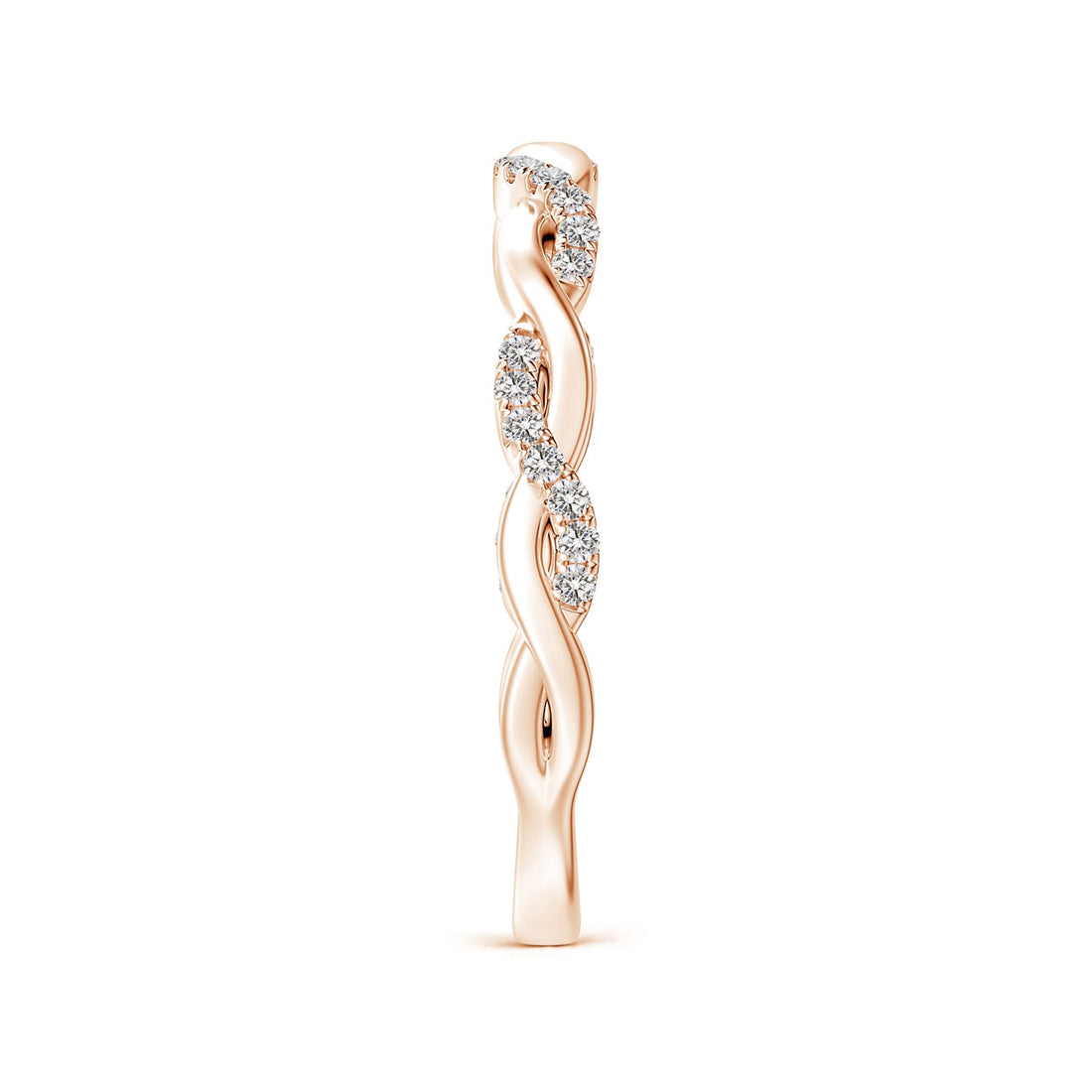 Twisted Vine Diamond Engagement & Wedding Band