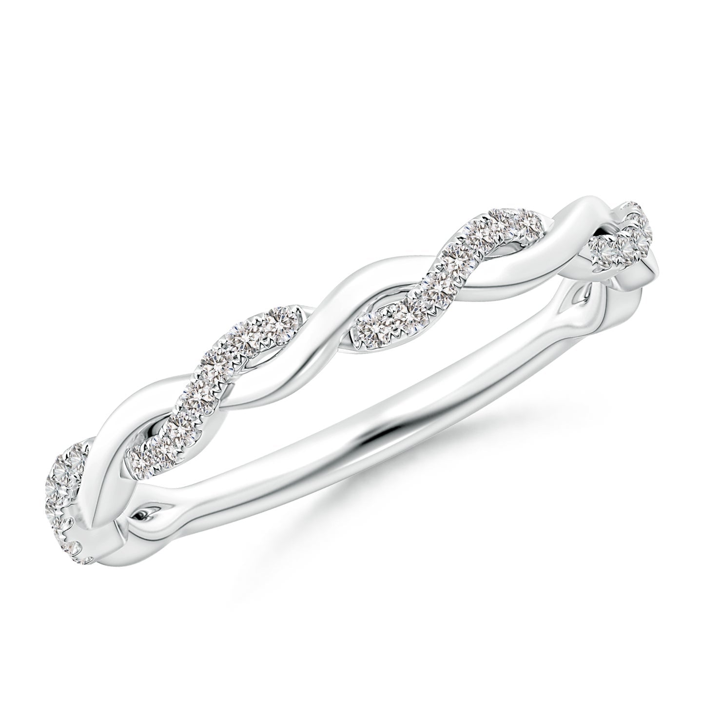 Twisted Vine Diamond Engagement & Wedding Band