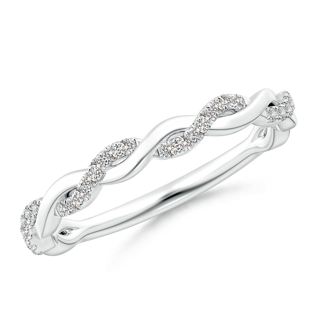 Twisted Vine Diamond Engagement & Wedding Band