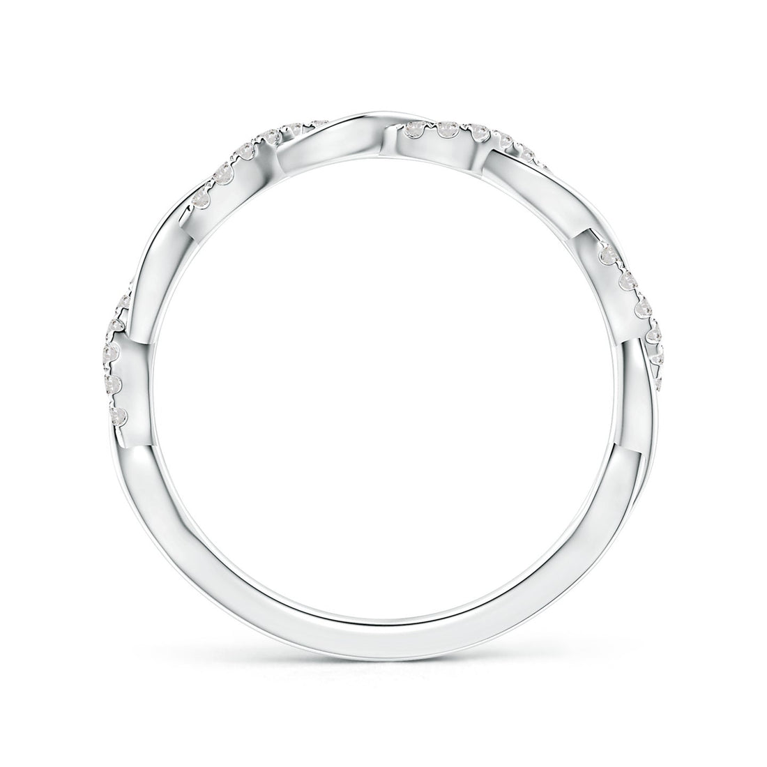 Twisted Vine Diamond Engagement & Wedding Band