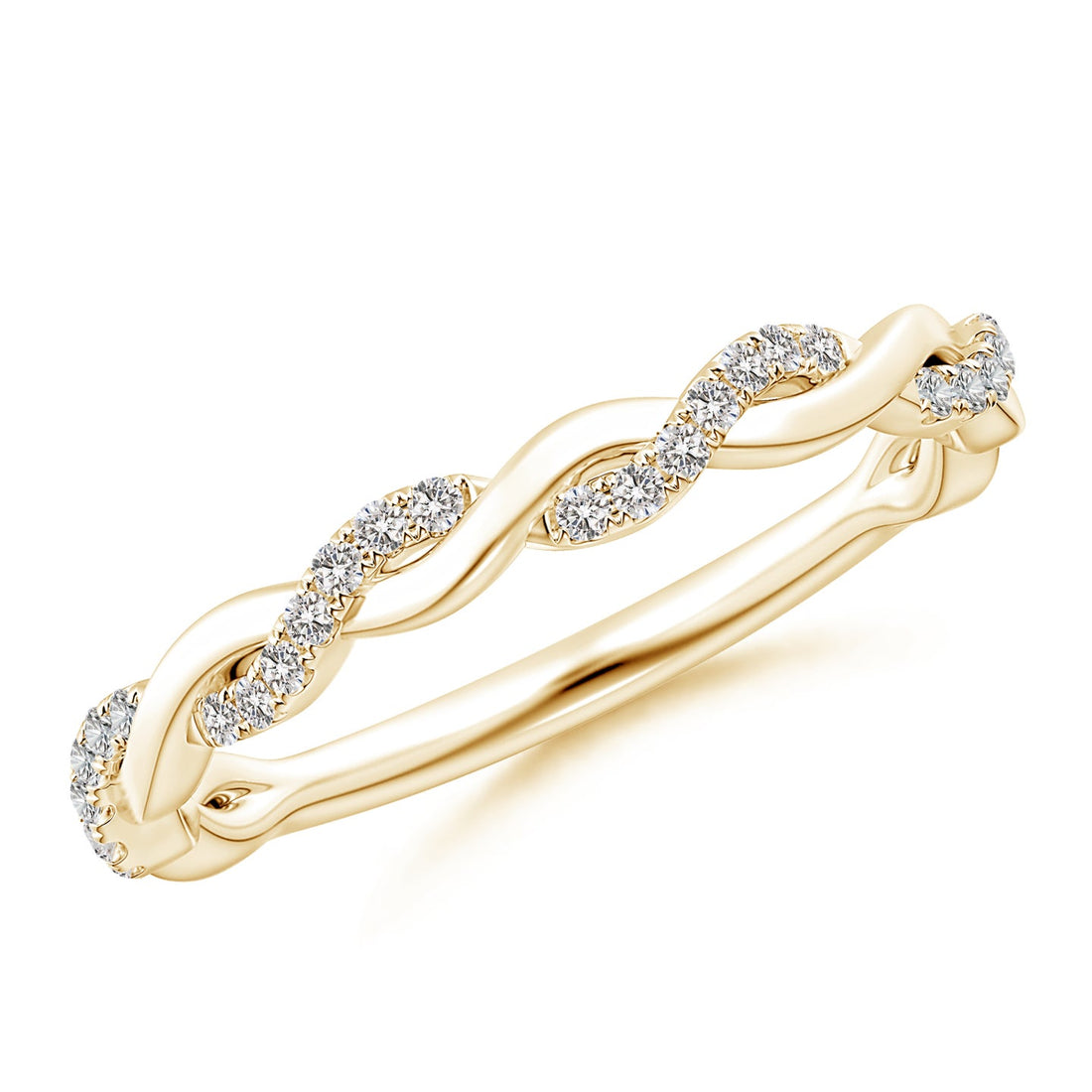 Twisted Vine Diamond Engagement & Wedding Band